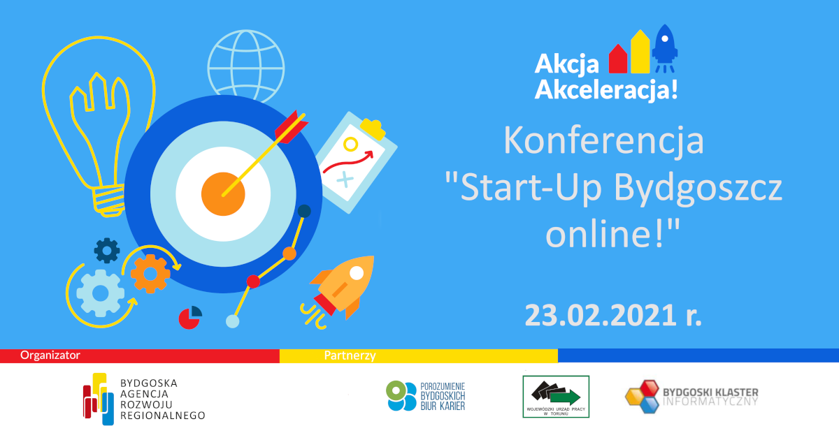 Konferencja "Start-Up Bydgoszcz online!" Rozpocznij karierę w IT!